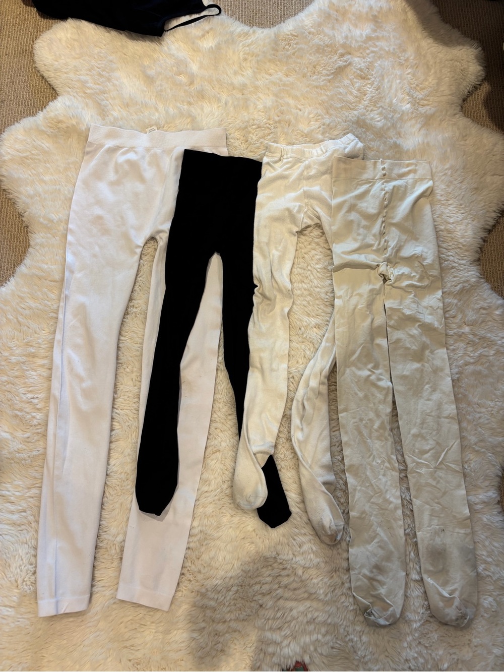 Sofra Kids Leggings Set in Black and White
